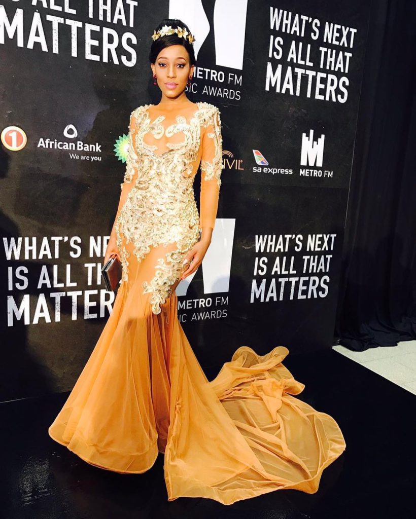 Buhle Samuels at the Metro FM Awards