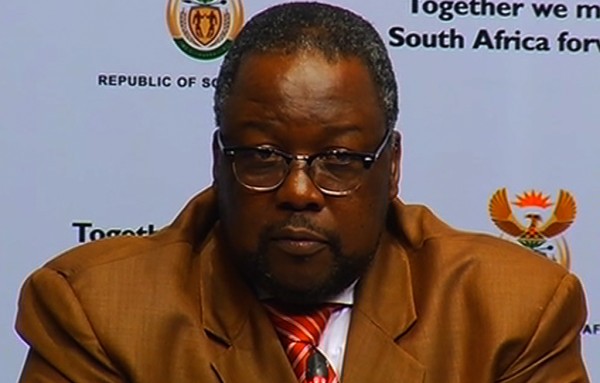 Police Minister Nathi Nhleko