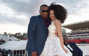 Robert Marawa and Pearl Thusi