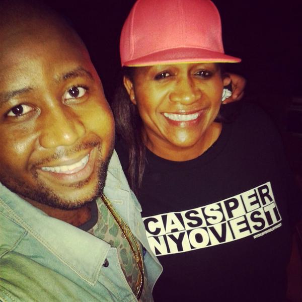 Cassper Nyovest and his mom