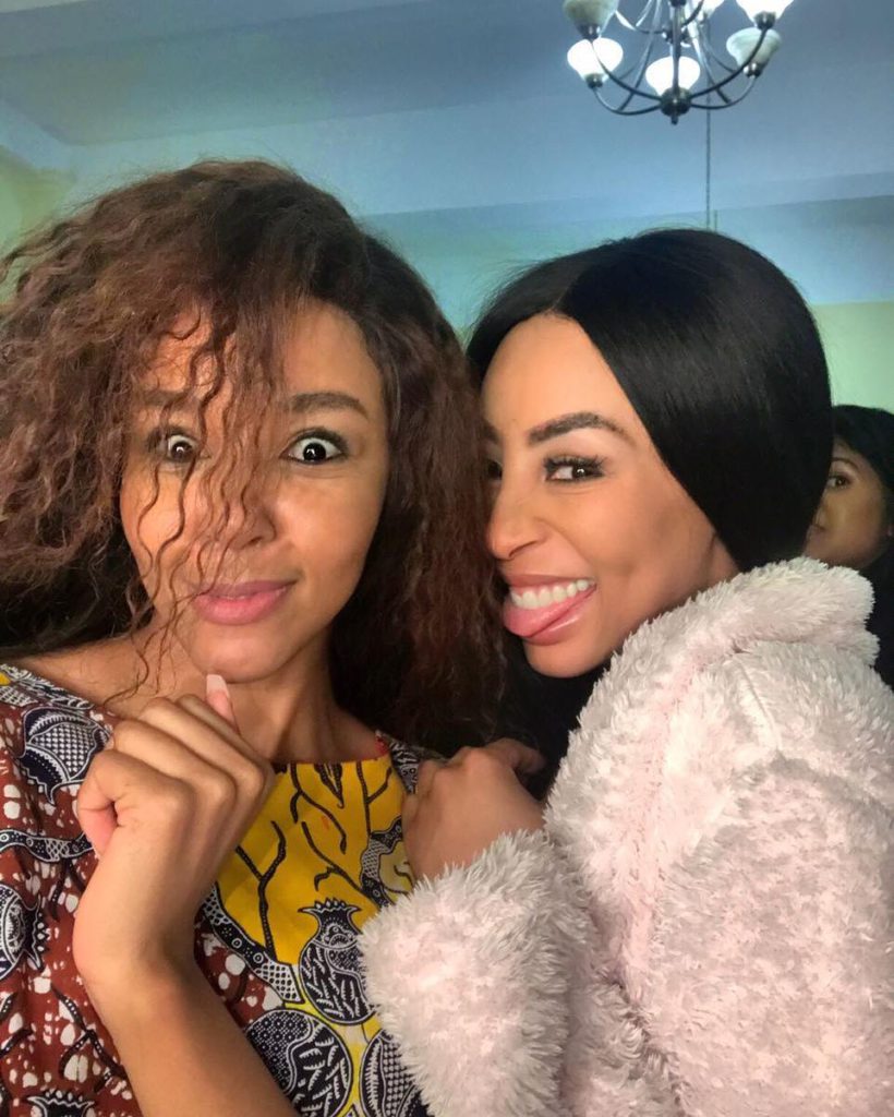 Cici and Khanyi Mbau