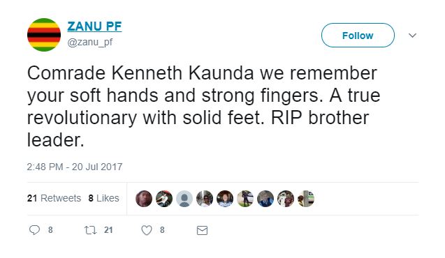 Kenneth Kaunda Dies