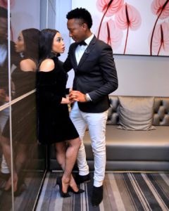 Khanyi Mbau with boyfriend