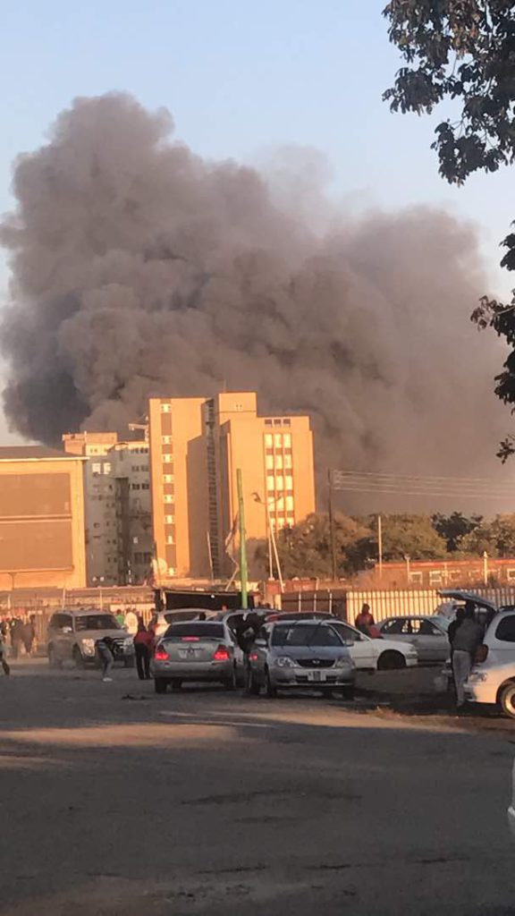 Lusaka City Market Fire