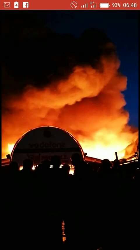 Lusaka City Market Fire