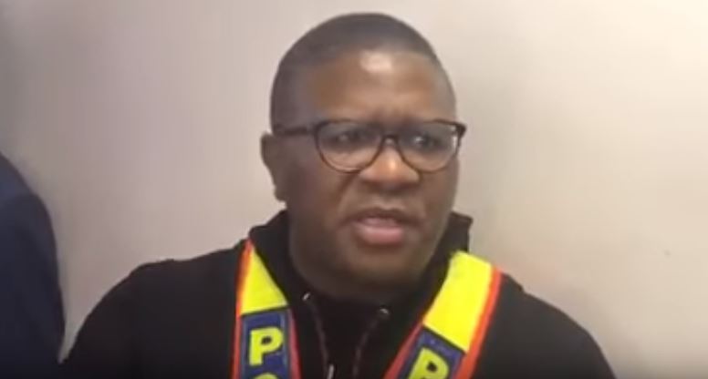 Police Minister Mbalula