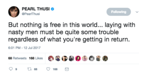 Pearl Thusi tweet