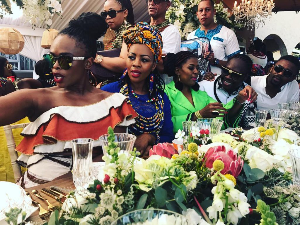 Unathi at Minnie Dlamini Wedding