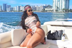 Vera Sidika in SEE-THRU Bikini ROCKS Yacht Party