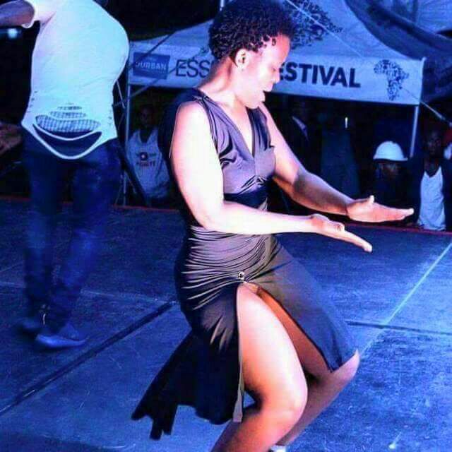 Zodwa Wabantu no panties at durban july