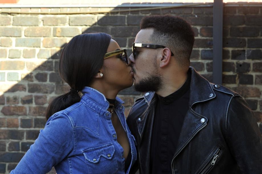 Aka and Bonang sharing a Kiss