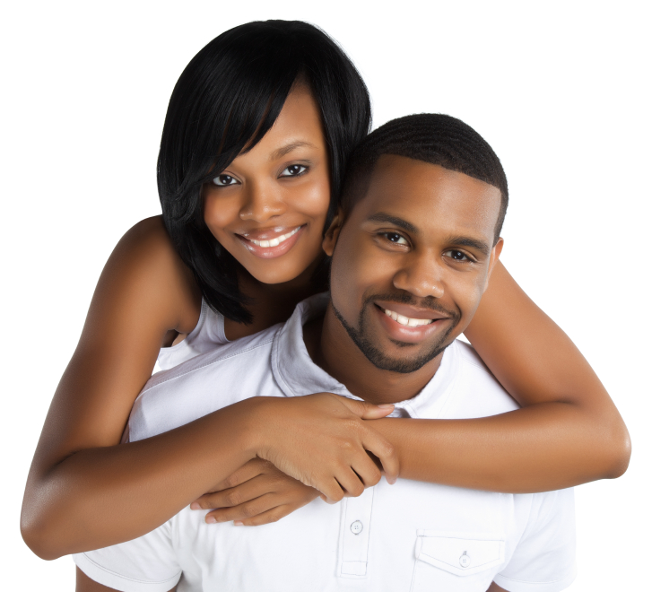 Perfectly Beautiful African American Couple