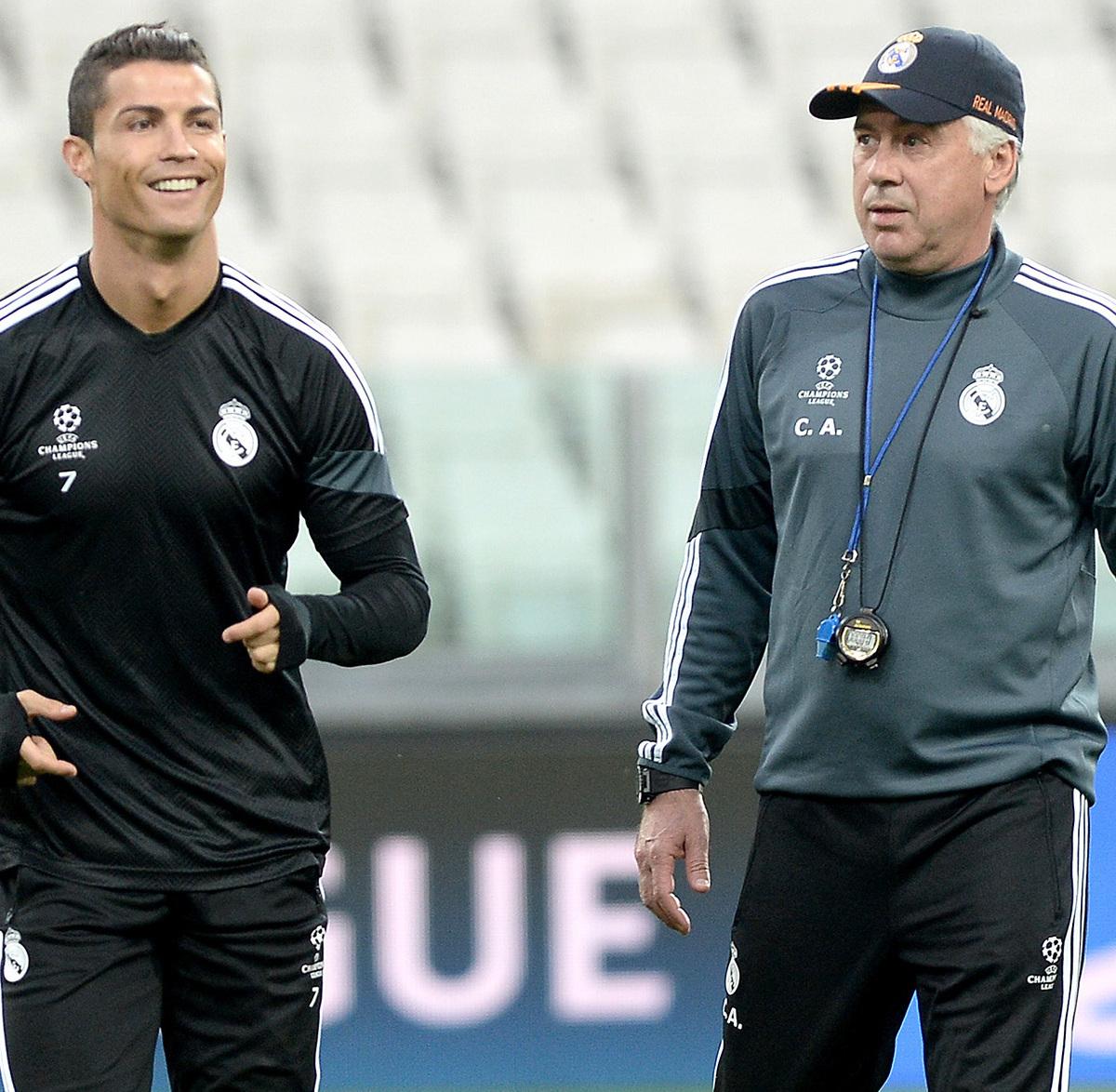 Cristiano and Ancelotti