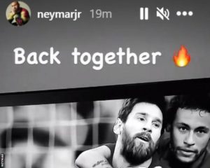 Neymar and Messi