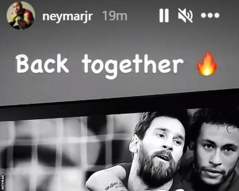 Neymar and Messi