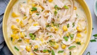 Creamy chicken and corn soup recipe