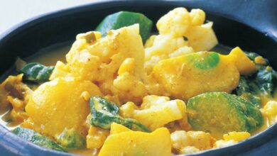 Vegetable Curry with Yoghurt Recipe