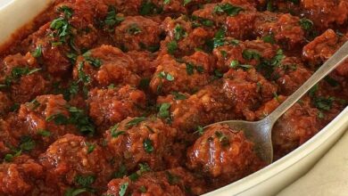 slow cooker porcupine meatballs