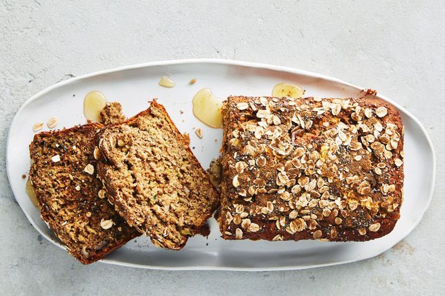 Healthy banana and zucchini bread recipe